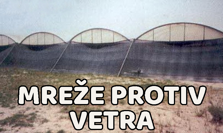Mreže protiv vetra — plastične mreže i proizvodi