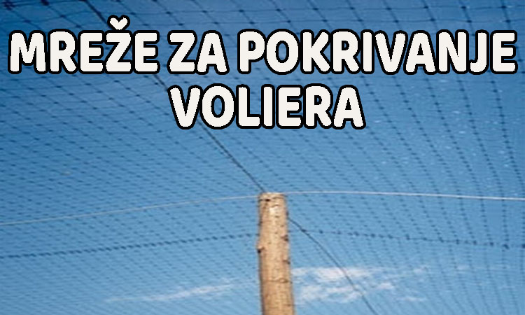 Mreže za pokrivanje voliera — plastične mreže i proizvodi