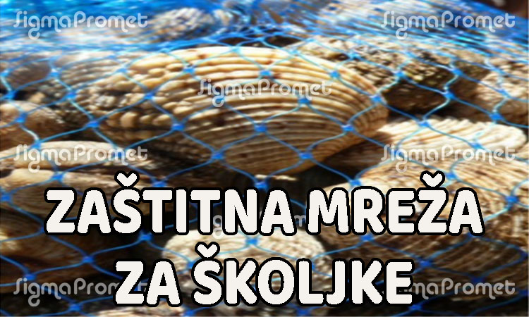 Zaštitna mreža za školjke — plastične mreže i proizvodi