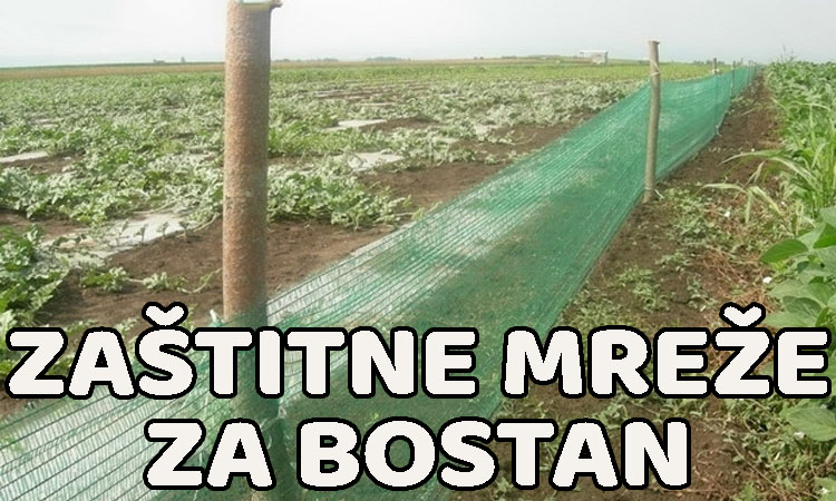 Zaštitne mreže za bostan — plastične mreže i proizvodi
